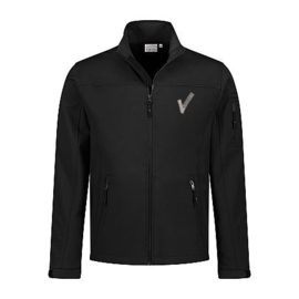 Security Kleding, SOFTSHELL JACKET Santo heren in diverse kleuren, met V-tje en SECURITY.