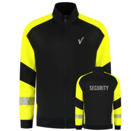 Sweatvest Reflective Redefined. Black-Fluor Yellow