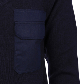 Trui V-hals 50% wol