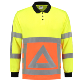 ZZP WINTER pakket VERKEER geel. Poloshirt lange mouw, Werk en Regenbroek, Parka-jas.