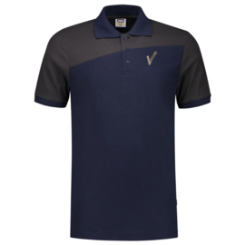 Beveiliging kleding Poloshirt Naden Bicolor. Met V-tje en SECURITY.