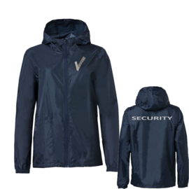 Beveiliging kleding BASIC RAIN JACKET, alle kleuren. Met V-tje en Security.