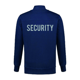 Security Kleding, Zipsweater Roswell Modern Fit. Met V-tje en SECURITY.
