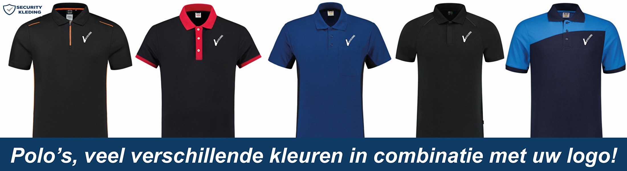 Groot assortiment werkkleding voor beveiligers vooral ZZP ers