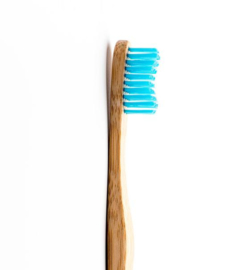 Brosse à dents en bambou - Medium - Bleu