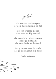 Kaart 'Geluk' 10x