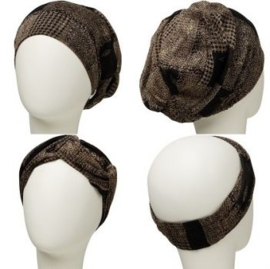 Amber boho turban set - boho spirit