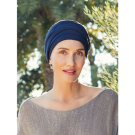 b.b. berrie turban dark blue - christine headwear