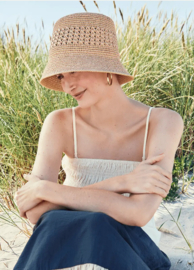 hocsunna straw hat - christine headwear - chemo - alopecia