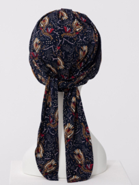 hocbeatrice turban w. ribbons - christine headwear