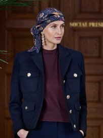 hocbeatrice turban w. ribbons - christine headwear