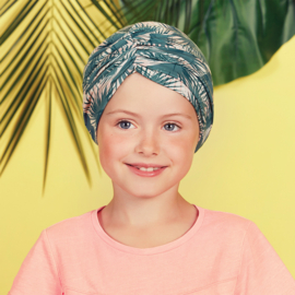 Petite swan printed - petite peanut headwear (6-12 jaar)