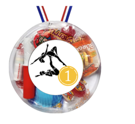 Snoepmedaille acro-gym