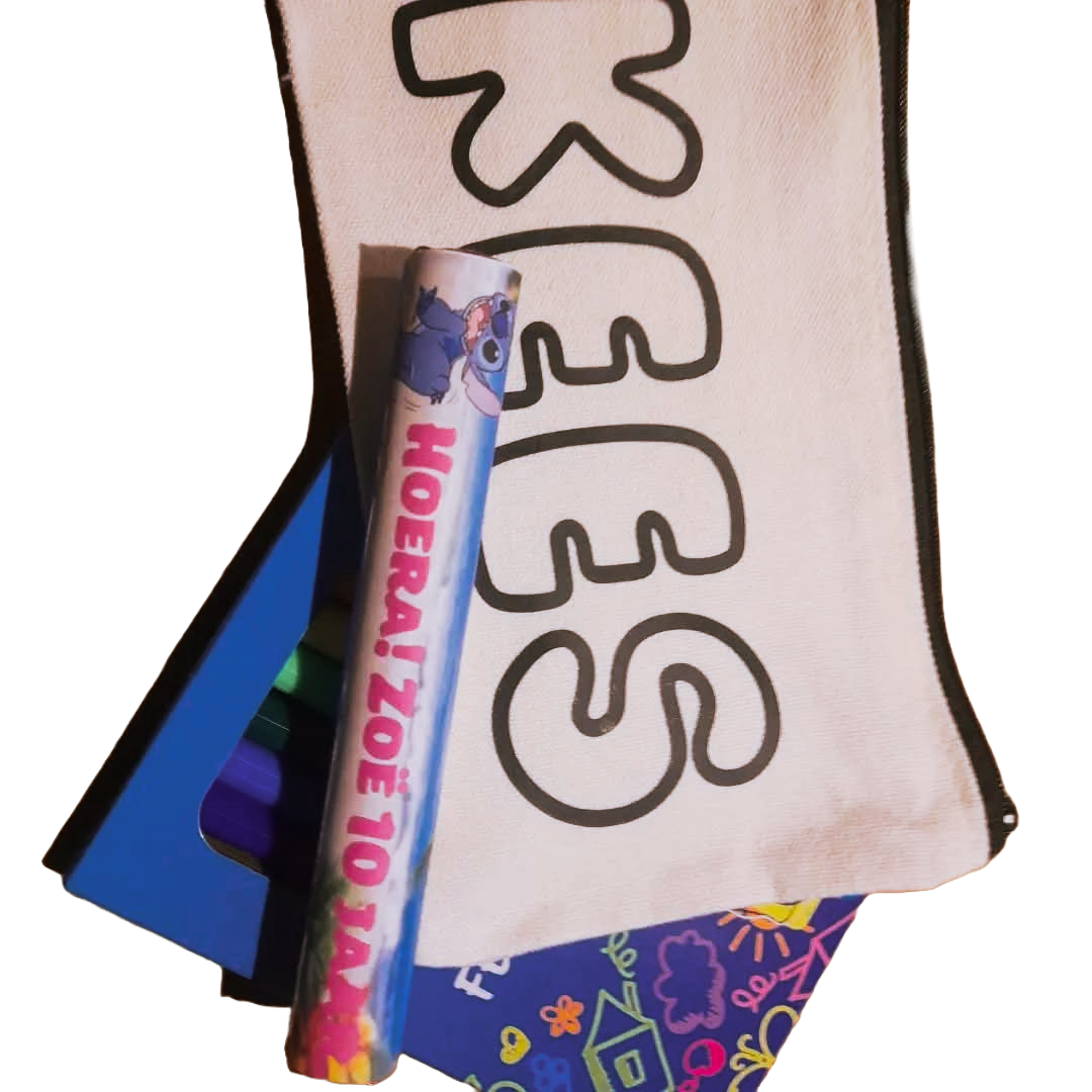 Etui met opdruk