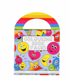 Kleurboekjes smiley met stickers