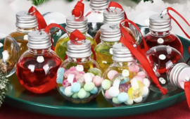 (snoep / drank) kerstballen