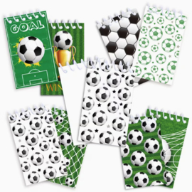 Voetbal schrijfboekjes