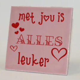 Met jou is alles leuker