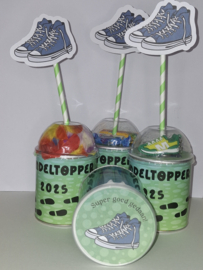 Pringles traktatie wandelvierdaagse groen