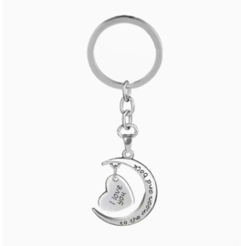 Sleutelhanger Love you to the moon and back