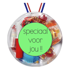 Snoepmedaille speciaal voor jou
