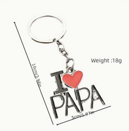 Sleutelhanger I Love Papa