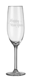 Champagne glas Happy new year