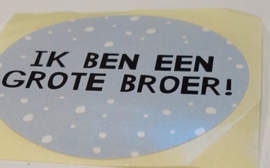 Sticker Grote broer!
