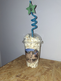 Crazy pop straw