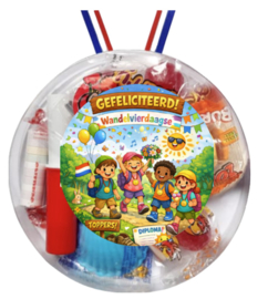 Snoepmedaille wandelvierdaagse 3