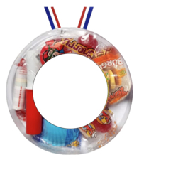 Snoepmedaille gepersonaliseerd