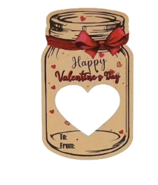 Valentijn snoepkaart