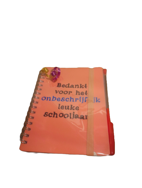 Bedankt voor het onbeschrijfelijk leuke schooljaar