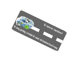 Ik race er vandoor