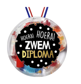 Snoepmedaille zwemdiploma