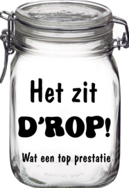 Weckpot het zit d'rop