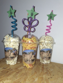 Crazy pop straw