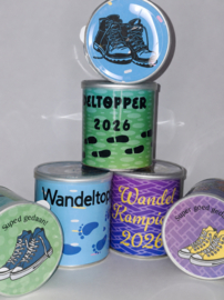 Pringles traktatie wandelvierdaagse groen