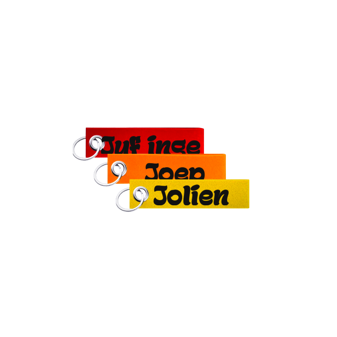 Sleutelhanger met naam
