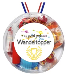 Snoepmedaille wandeltopper