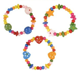 Houten kinderarmband