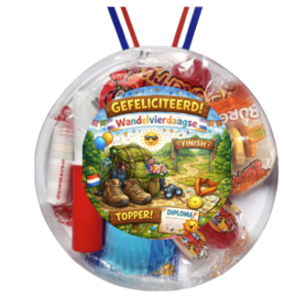 Snoepmedaille wandelvierdaagse 1