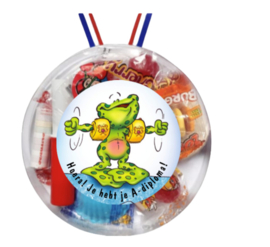 Snoepmedaille zwemdiploma A