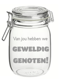 Weckpot geweldig genoten