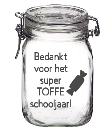 Weckpot bedankt voor het toffe schooljaar!