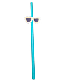 Zonnebril rietjes