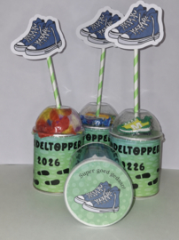 Pringles traktatie wandelvierdaagse groen