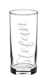 Longdrinkglas met naam
