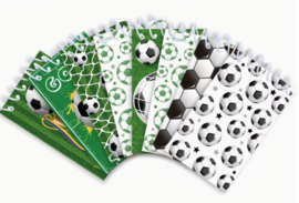 Voetbal schrijfboekjes