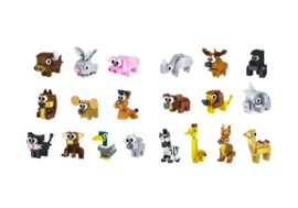Bouwblokjes safari dieren